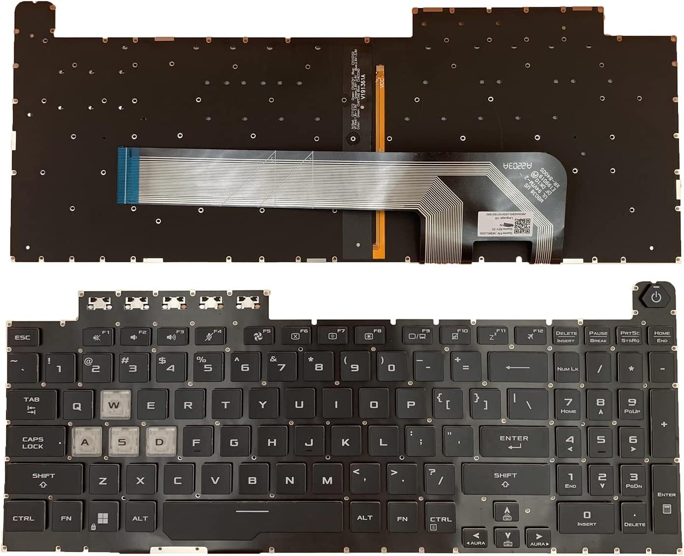 Gaming Keyboard Asus - لوحة مفاتيح جديدة لجهاز Asus TUF
