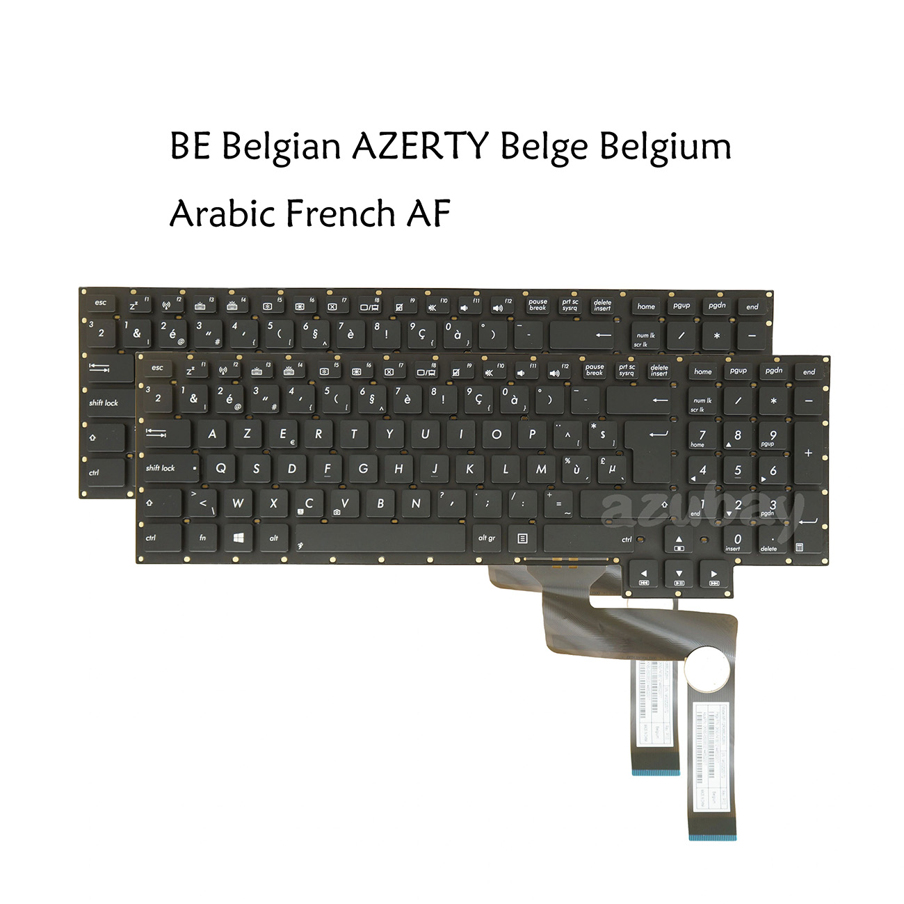 Gaming Keyboard Asus - عربي - فرنسي - بلجيكي -