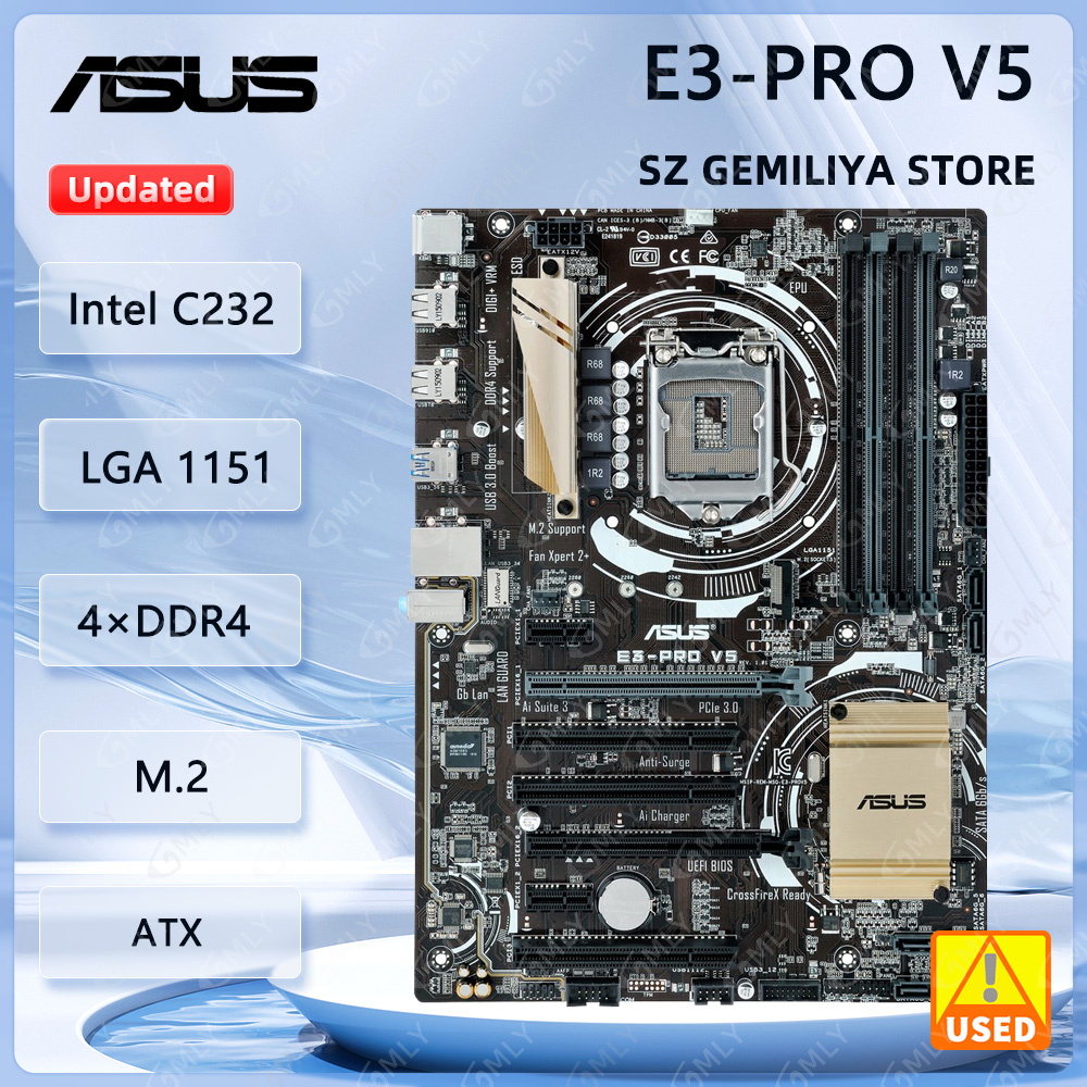 Intel Cpu Core I5 - اللوحة الأم Asus E3-PRO V5 LGA