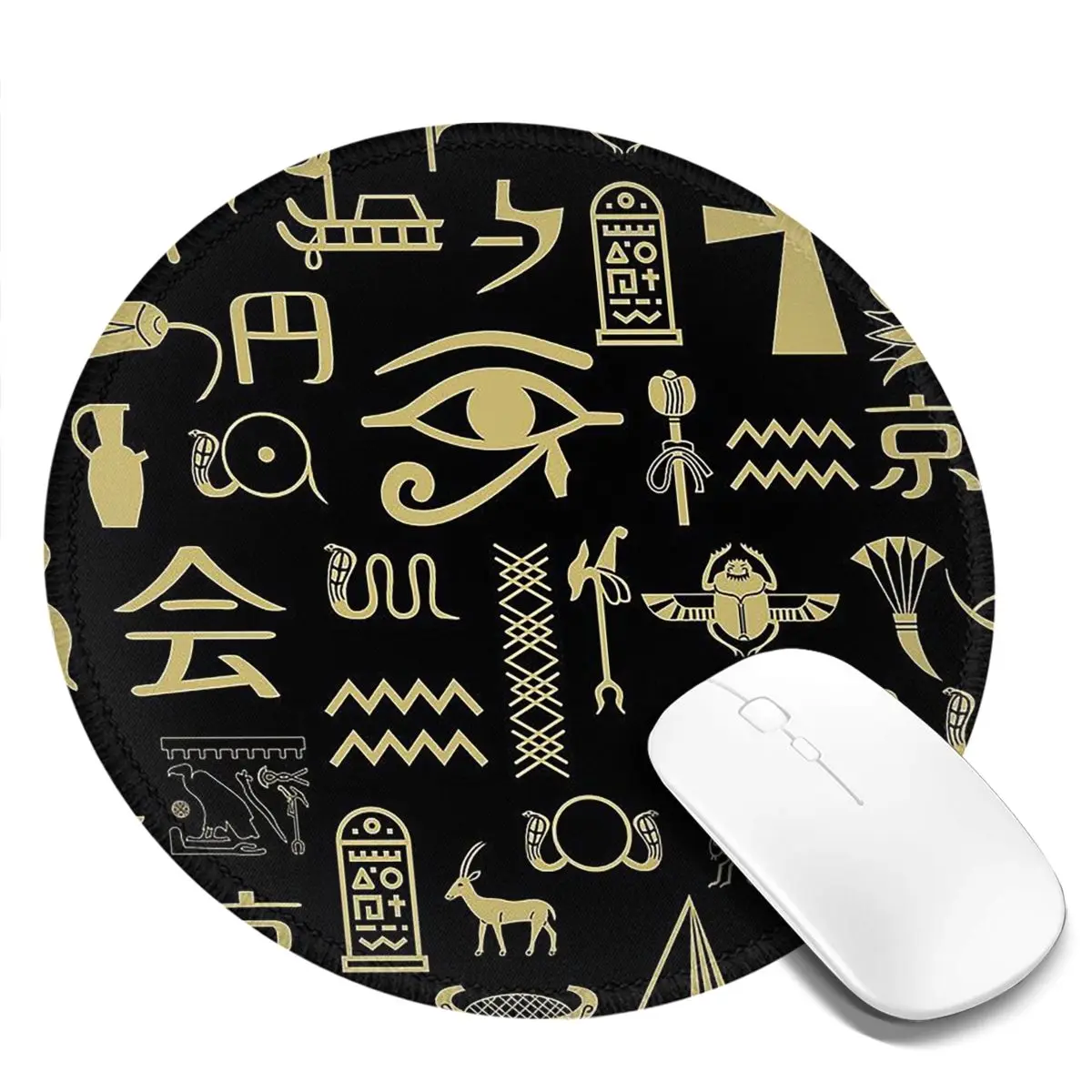 Gaming Keyboard Egypt - لوحة ماوس مستديرة على شكل إله