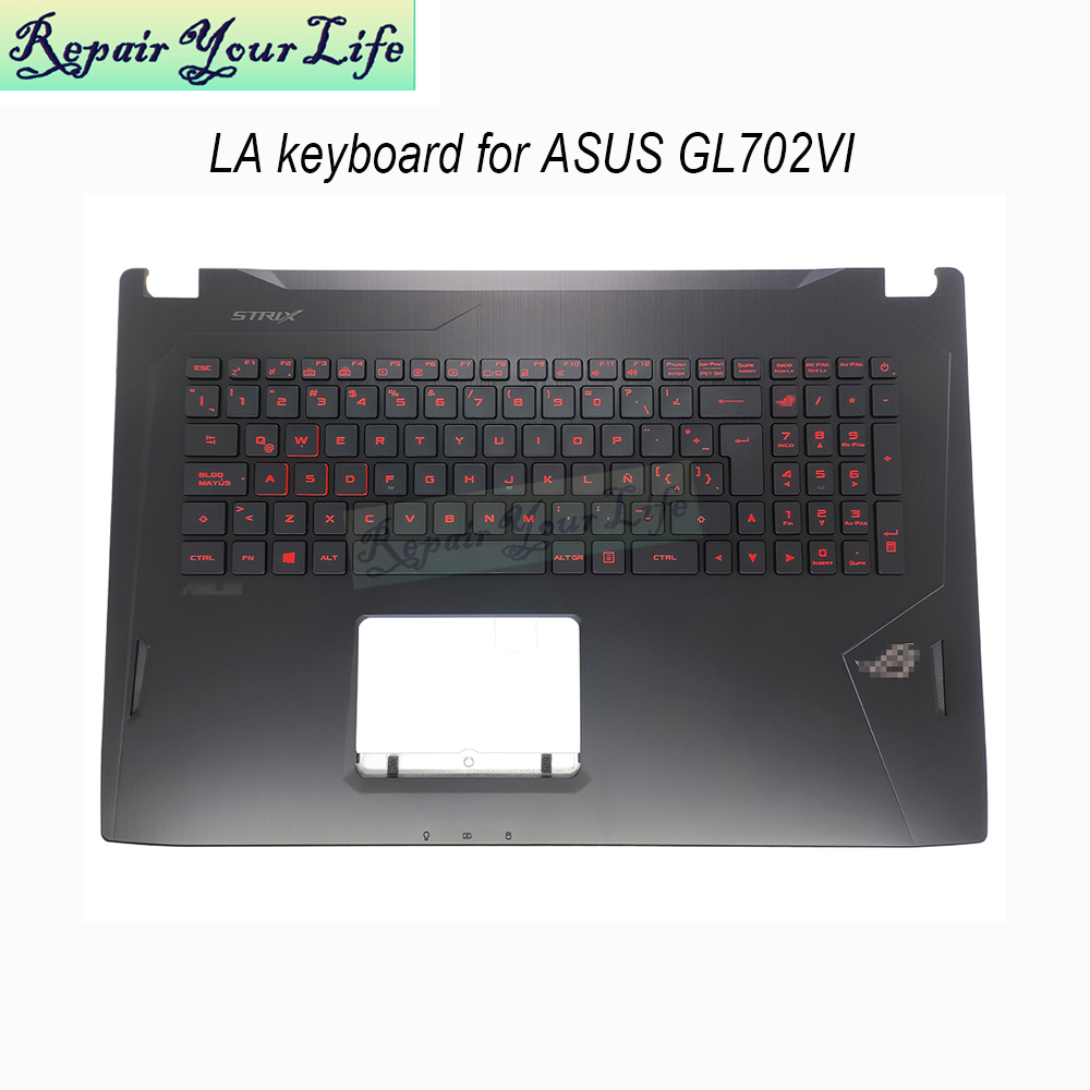Gaming Keyboard Asus - لوحة مفاتيح لاتينية مضاءة خلفياً مع