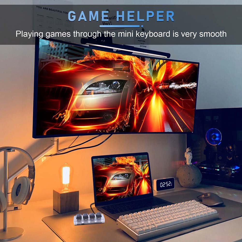Gaming Keyboard 1 Hand - لوحة مفاتيح ميكانيكية للألعاب بـ 3