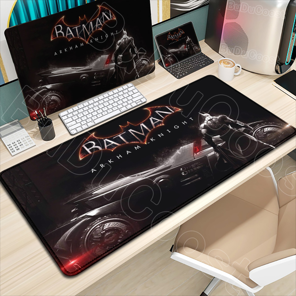 B-Batman ماوس الوسادة HD كبير  - مراجعة Gaming Keyboard Affordable وسعره