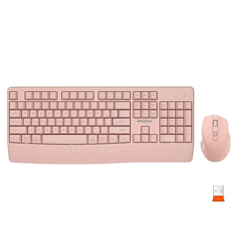 لوحة مفاتيح وفأرة لاسلكية 2.4  - مراجعة Gaming Keyboard No Noise وسعره