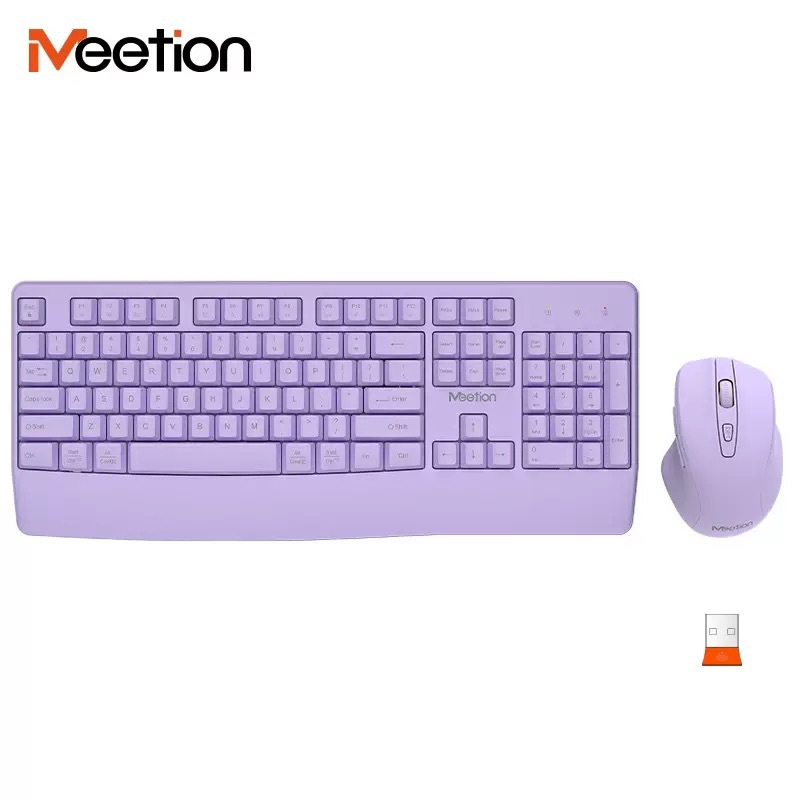 لوحة مفاتيح وفأرة لاسلكية 2.4  - مراجعة Gaming Keyboard No Noise وسعره
