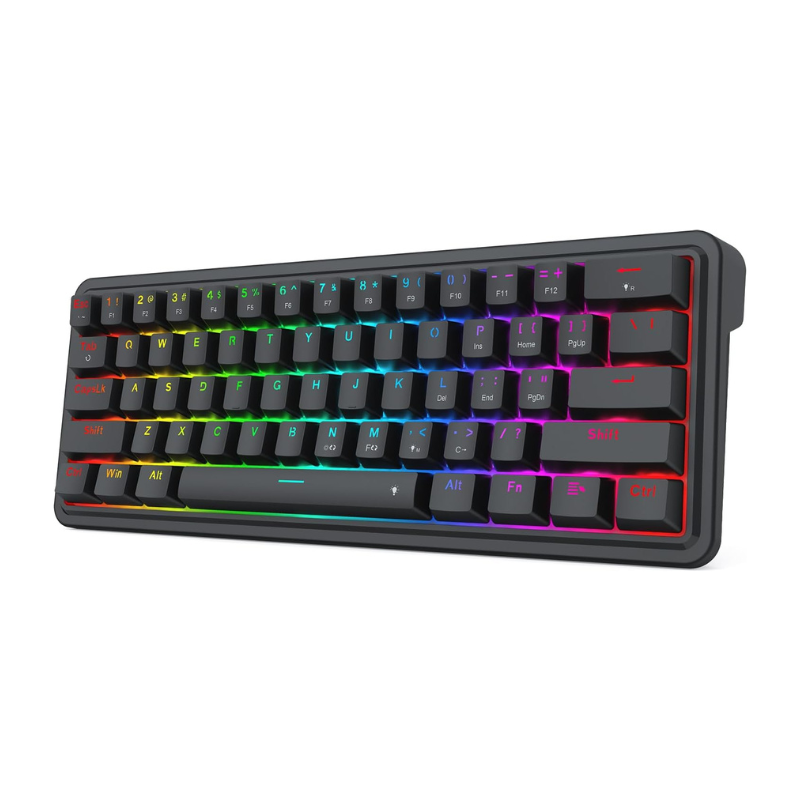 Redragon K722 60% حشية سلكية R - مراجعة Gaming Keyboard No Noise وسعره