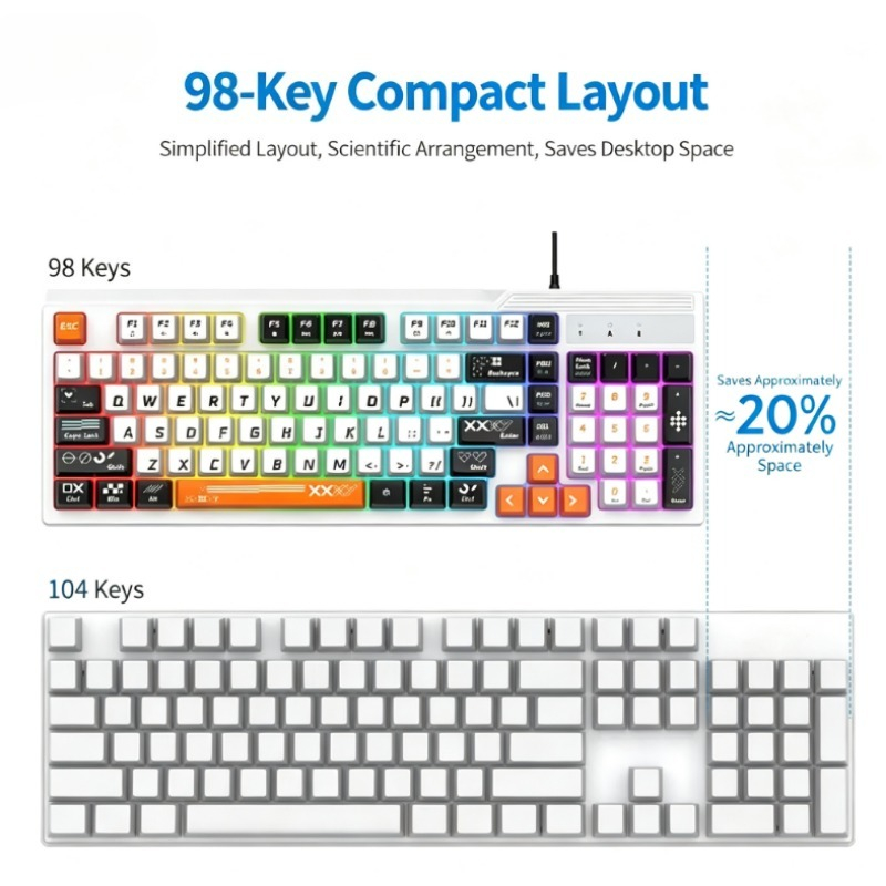 مجموعة K8pro 3 في 1 للألعاب تش - مراجعة Gaming Keyboard Mouse And Headset Combo وسعره
