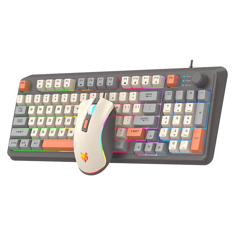 K820 USB السلكية لعبة لوحة الم - مراجعة Gaming Keyboard Mouse And Headset Combo وسعره