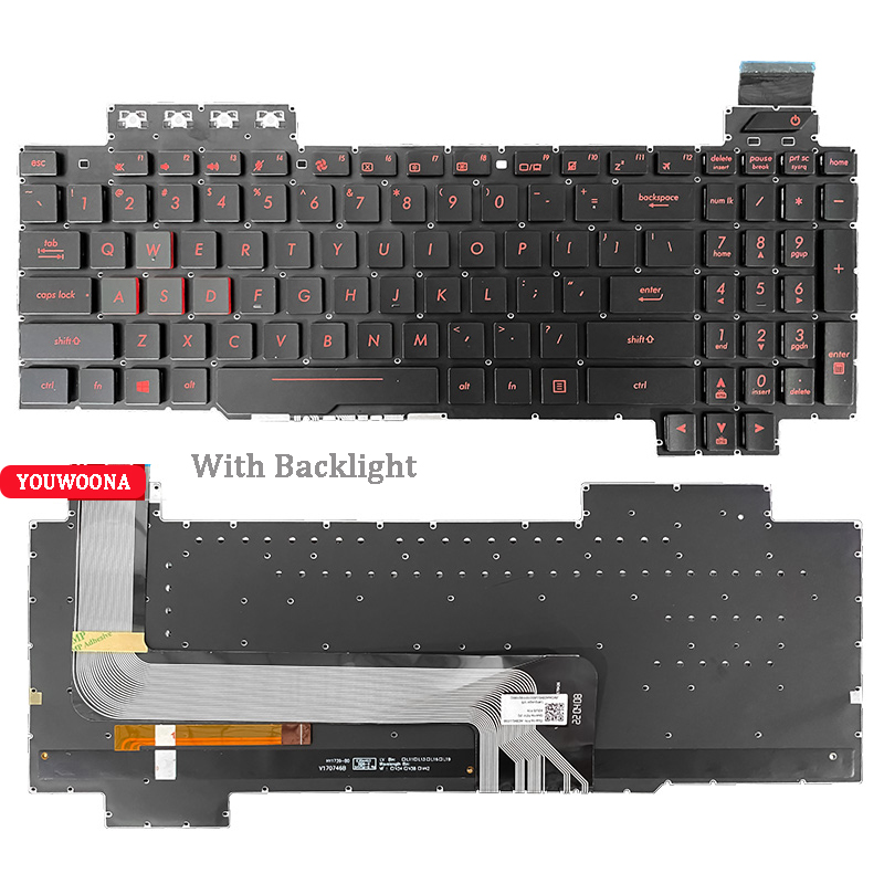 لوحة مفاتيح كمبيوتر محمول جديد - مراجعة Gaming Keyboard Asus وسعره