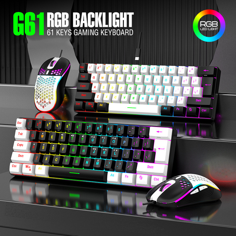 مجموعات لوحة مفاتيح وماوس للأل - مراجعة Gaming Keyboard Mouse And Headset Combo وسعره